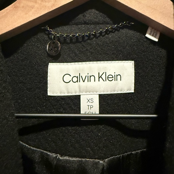 Calvin Klein Women's Elegant Black Pea Coat *NWT* - Picture 3 of 4
